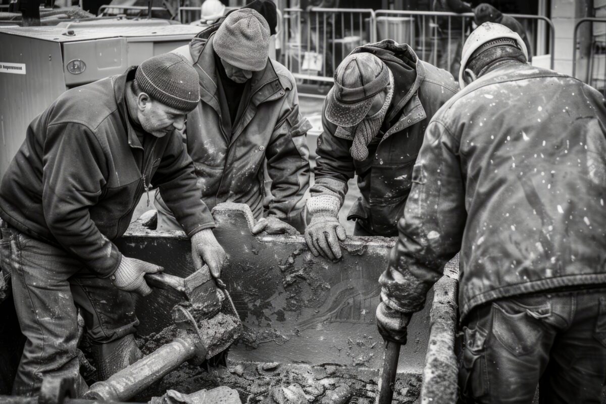 monochrome-scene-depicting-life-workers-construction-industry-site