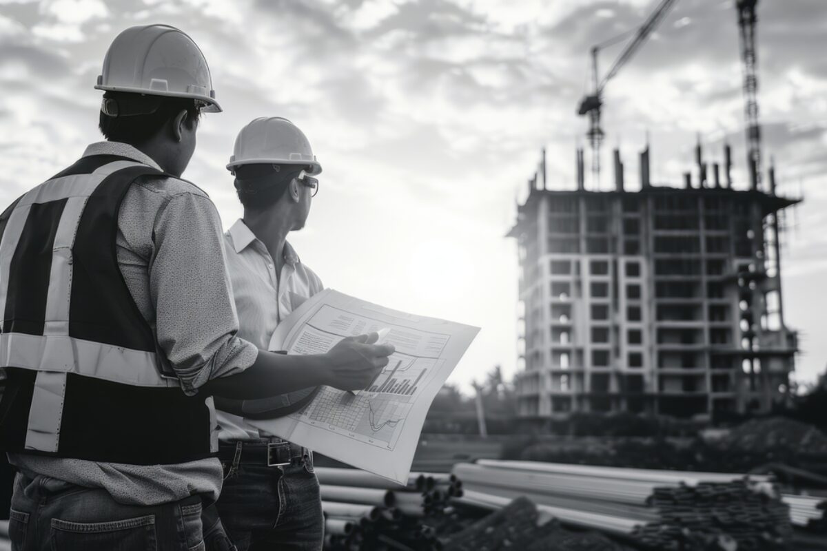 monochrome-scene-depicting-life-workers-construction-industry-site